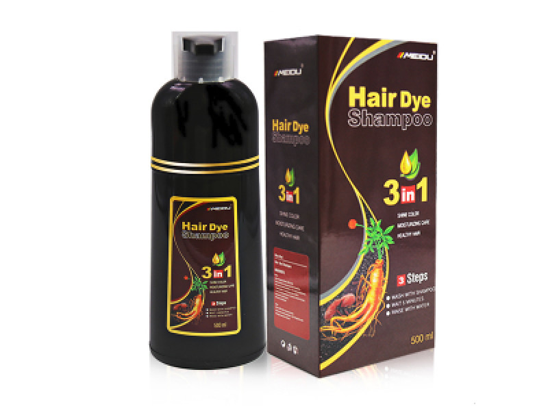 Meidu Hair Dye Shampoo Coffee Brown 500 Ml