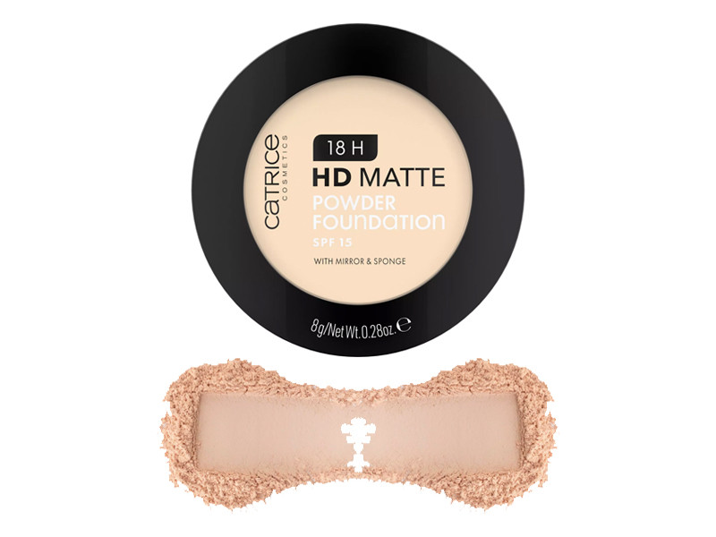 Catrice 18h Hd Matte Powder Foundation 001c