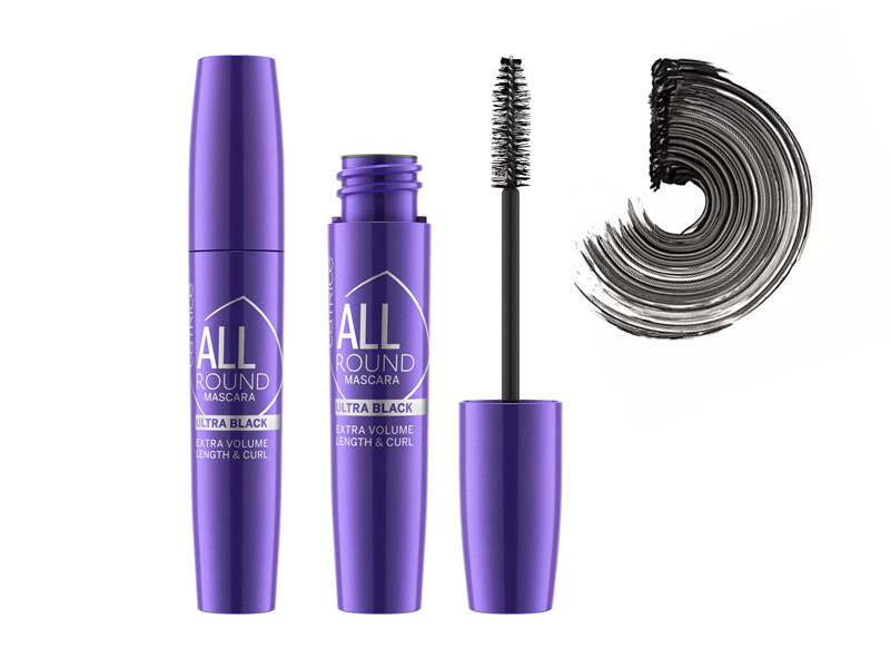 Catrice All round Mascara Ultra Black Extra Volume Length And Curl