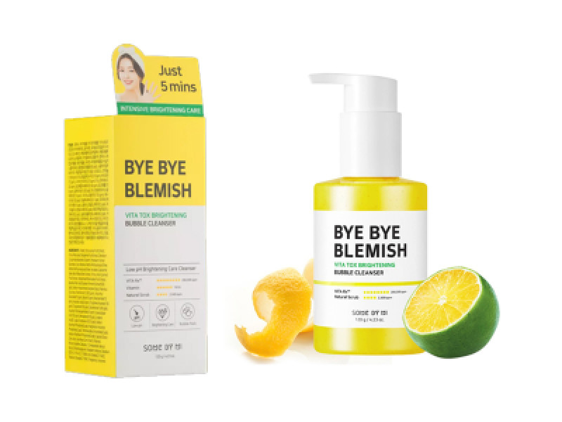 Some By Mi Bye Bye Blemish Vita Tox Brightening Bubble Cleanser 120-g