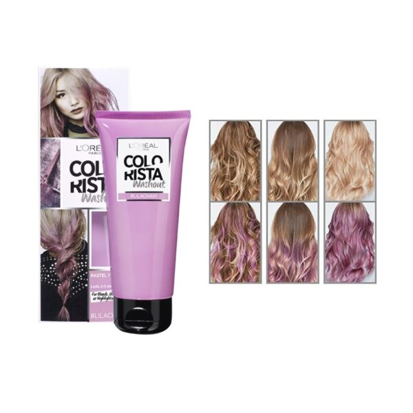 L’oréal Paris Colorista Semi-permanent Hair Color For Light Bleached Or Blondes Lilachair