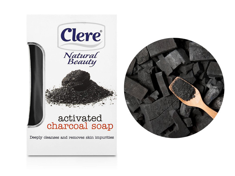 Clere Activated Charcoal Soap 150g