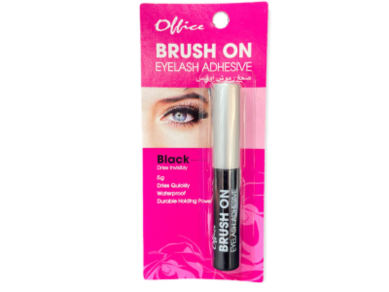 Office Brush On Eyelash Adhesive Black 5g