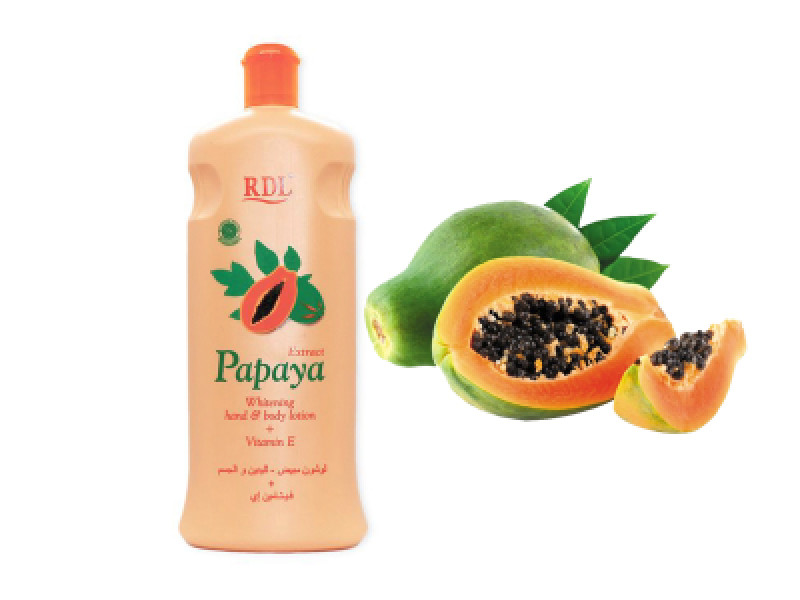 Papaya Whitening Hand Body Lotion With Vitamin E 600 Ml