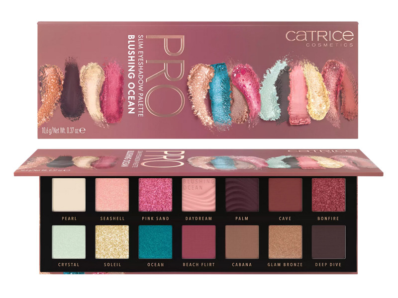 Catrice Pro Slim Eyeshadow Palette Blushing Ocean