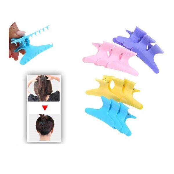 Plastic Hair Clips 12 Pieces