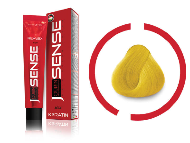 Jourin Sense Hair Color With Keratin 100 Ml Yellow