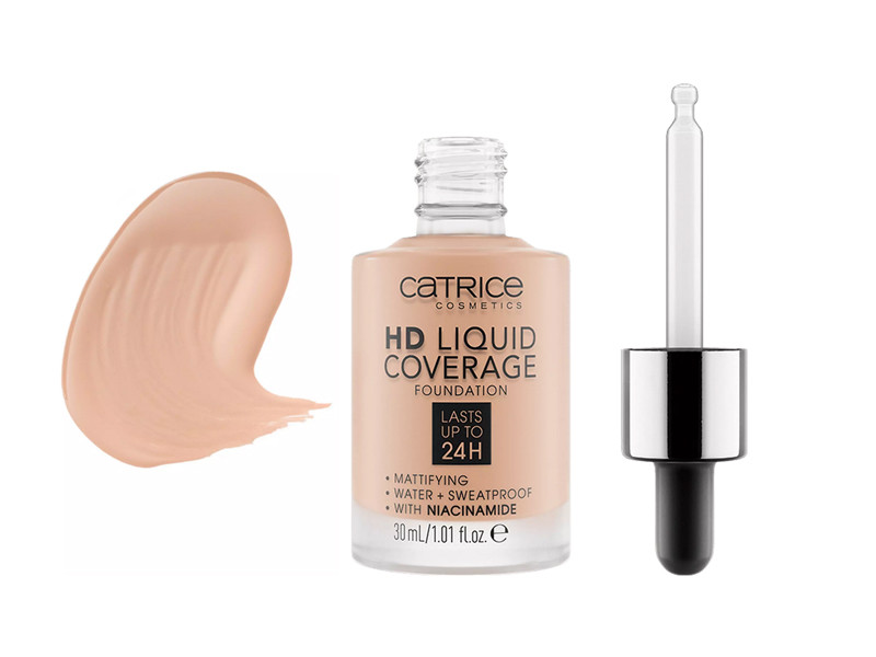 Catrice 020 Hd Liquid Coverage Foundation 30ml- Rose Beige