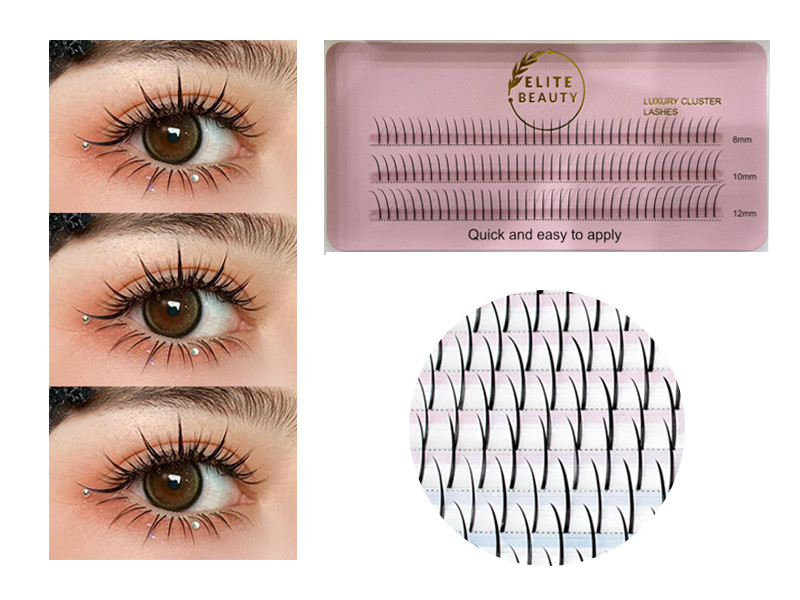 120 Clusters Cilia Eyelash Extension Natural Look