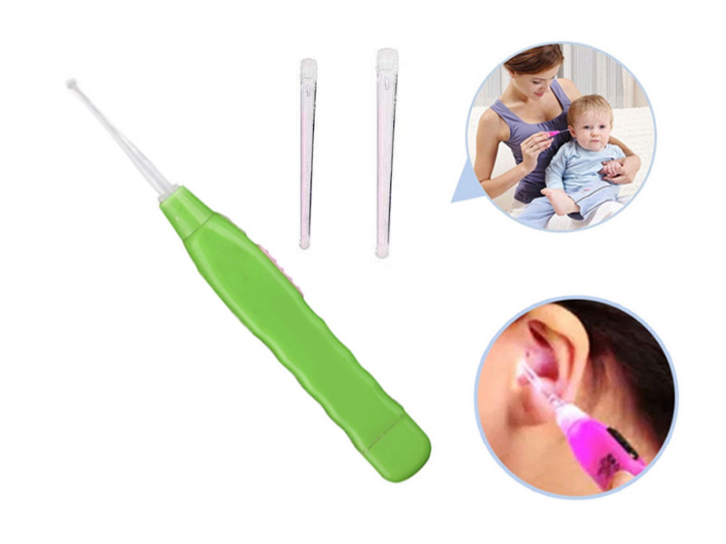 3 In 1 Ear Spoon-led Earpick-ear Cleaner Set.