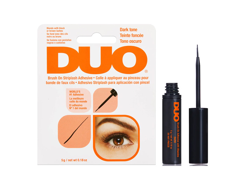 Duo Brush-on Striplash Adhesive, Dark Tone 5g