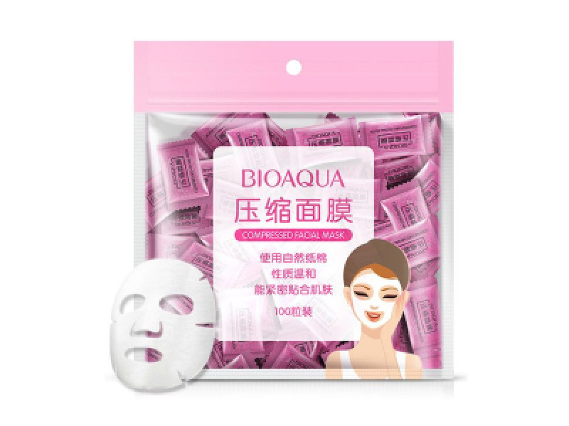 Bioaqua 50pcs Compressed Facial Mask