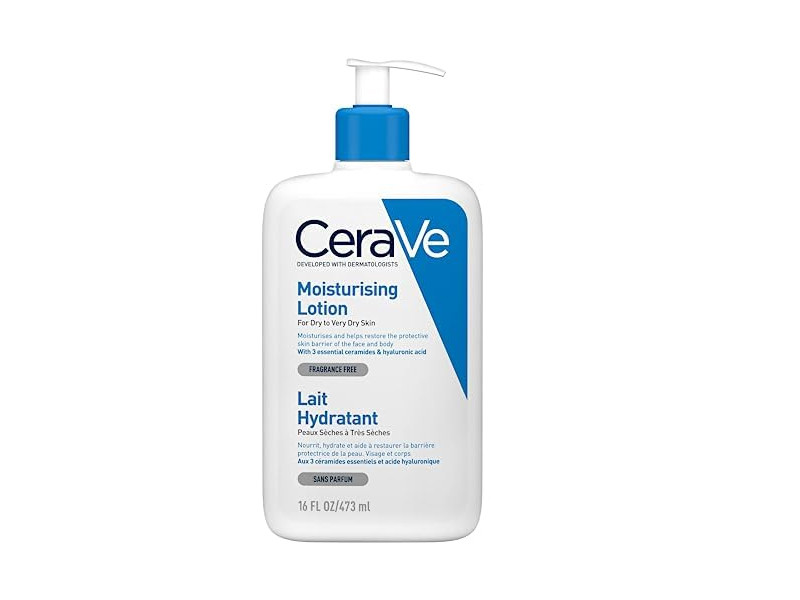 Cerave Moisturizing Lotion For Normal To Dry Skin With Hyaluronic Acid 473ml