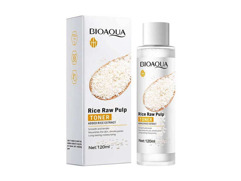 Bioaqua Rice Raw Pulp Toner 120ml