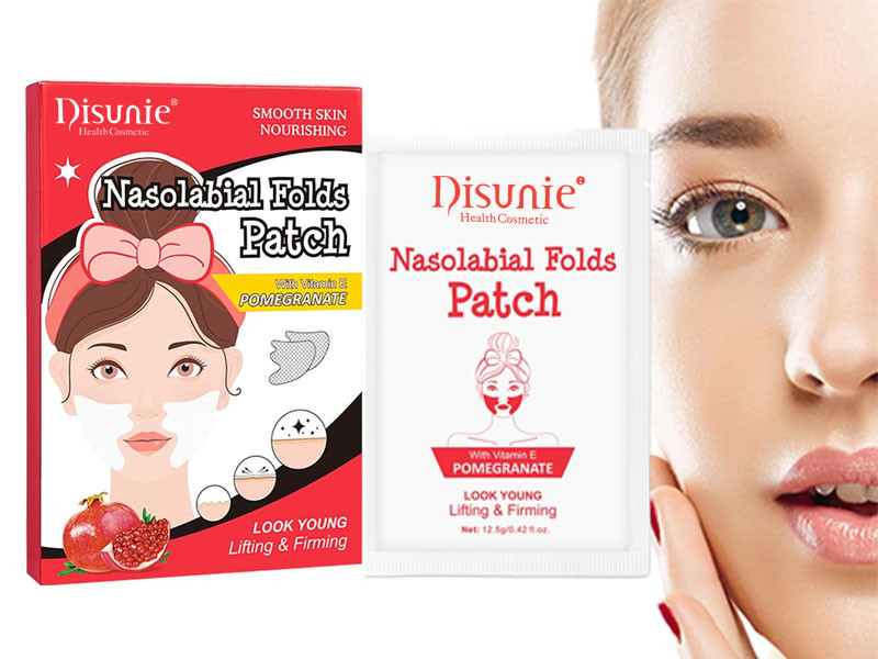 Disunie Nasolabial Folds Patch With Vitamin E Pomegranate 5pcs