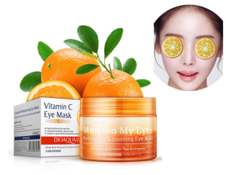 Bioaqua Vitamin C Orange Moisturizing Eye Mask 80g