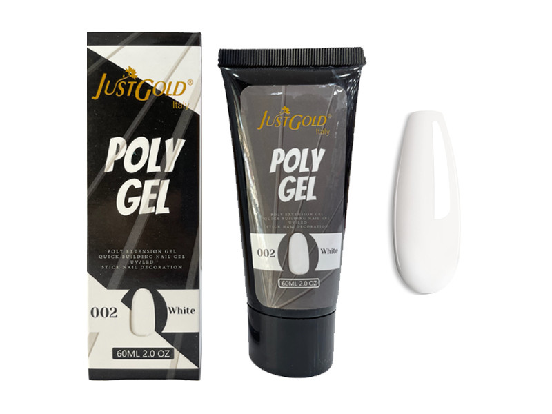 Justgold Poly Gel 002 White 60ml