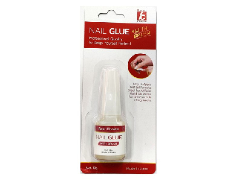 Best Choice Nail Glue W/brush 10g