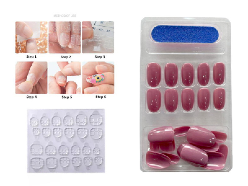 Aierfel Sticker Nails 24 Pieces Q809-27