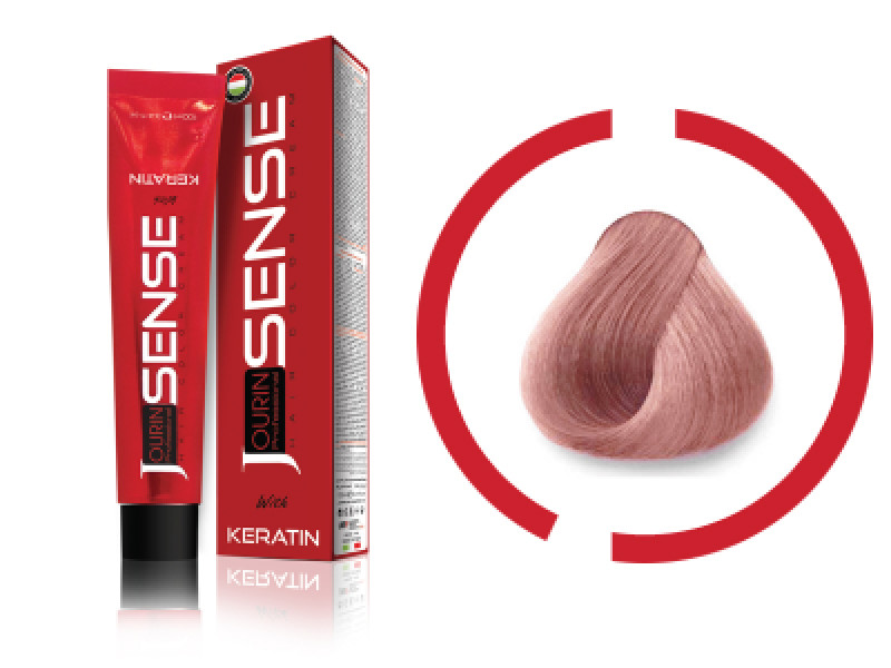 Jourin Sense Hair Color With Keratin 100 Ml 7.63 Rose Gold