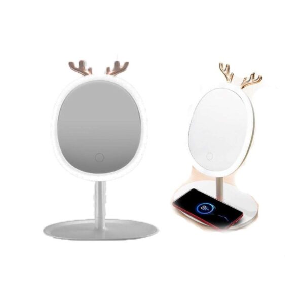 Led Makeup Mirror With Mobile Phone Wireless Charging