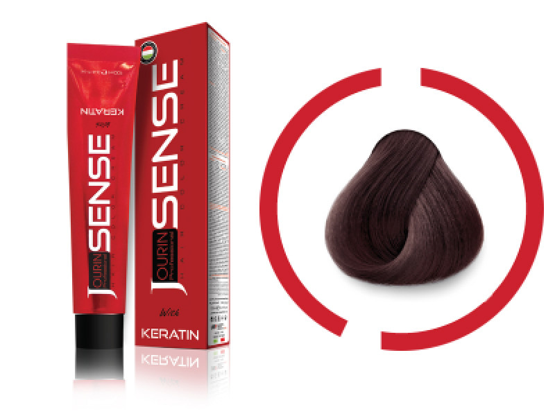 Jourin Sense Hair Color With Keratin 100 Ml 6.5 Dark Burgundy Blond