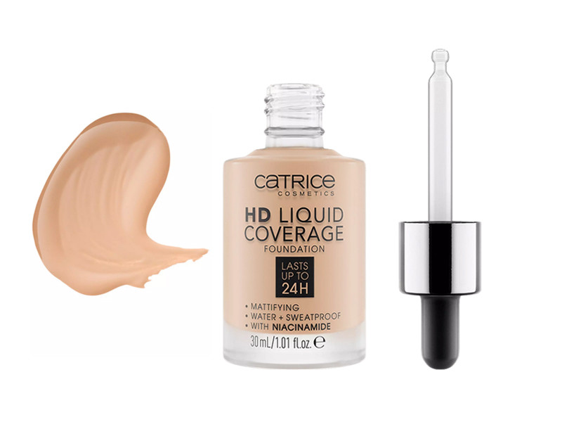 Catrice 030 Hd Liquid Coverage Foundation 30ml- Sand Beige