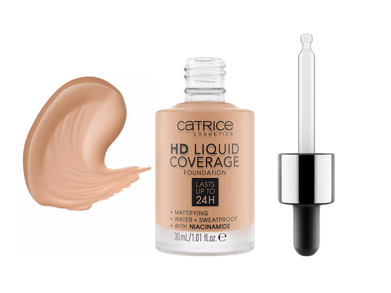 Catrice 040 Hd Liquid Coverage Foundation 30ml- Warm Beige