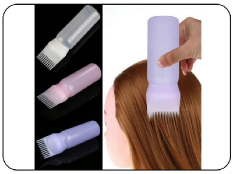 Hair Oil Bottle With Comb