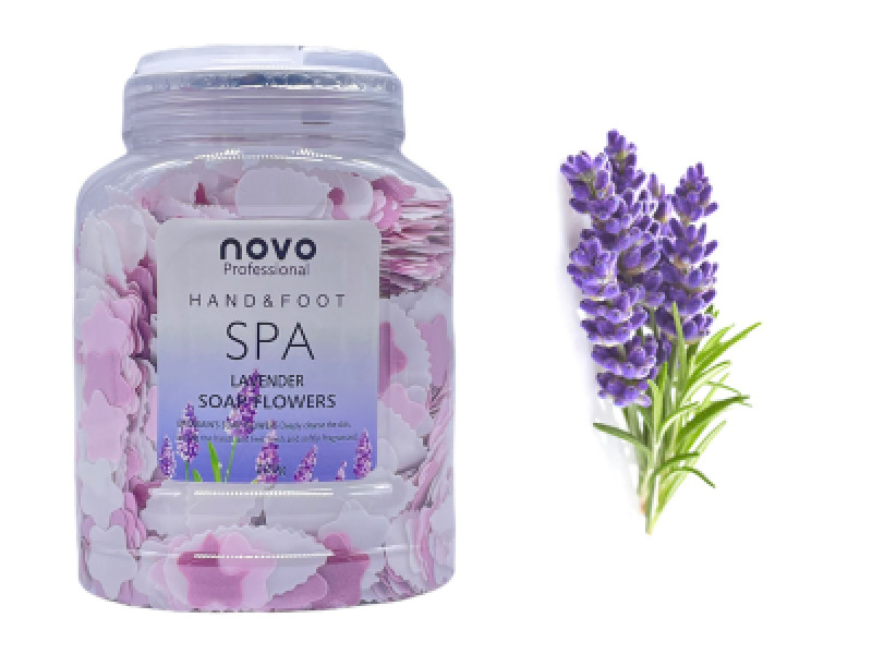 Novo Hand And Foot Spa Lavender Soap Flowers – 220g