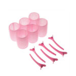 6 Pieces Hair Roller Adhesive Hair Clips