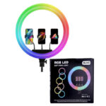 MJ-45 RGB LED Soft Ring Light with Selfie Light Stand