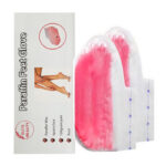 Paraffin wax feet glove -Rose